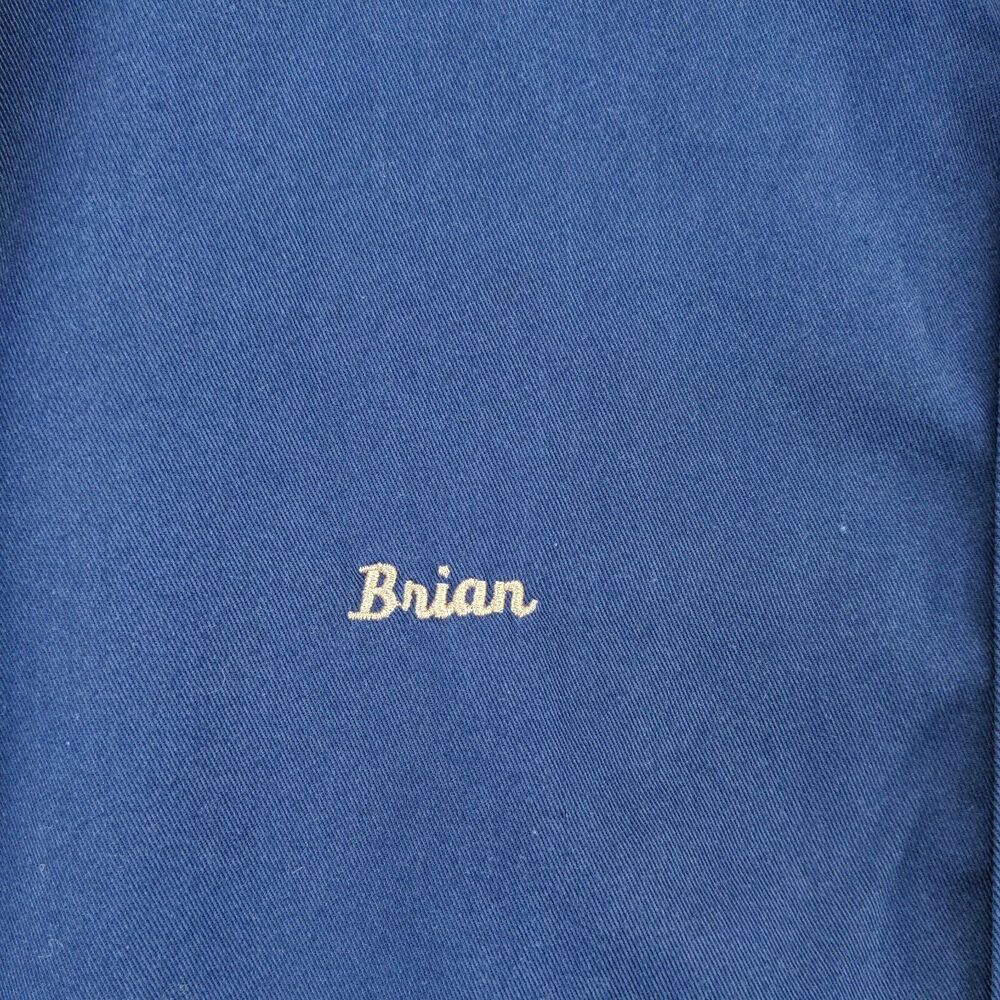 Blue Generation Mens Button Front Shirt Blue 2XL Embroidered Subaru Logo - Picture 6 of 15
